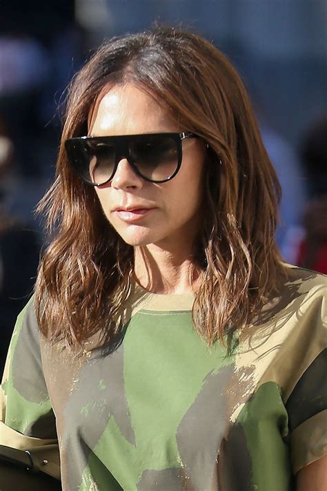 She has been married to england footballer david beckham since 1999. Victoria Beckham Casual Style - Leaving Her Hotel in New ...