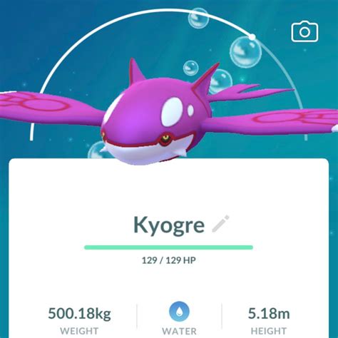 Shiny Kyogre Pokemon Go Iosandroid Video Gaming Gaming
