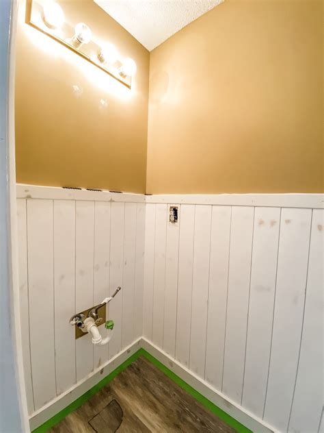 Wondering how to install shiplap? Easy DIY Vertical Shiplap Wainscoting - Bless'er House