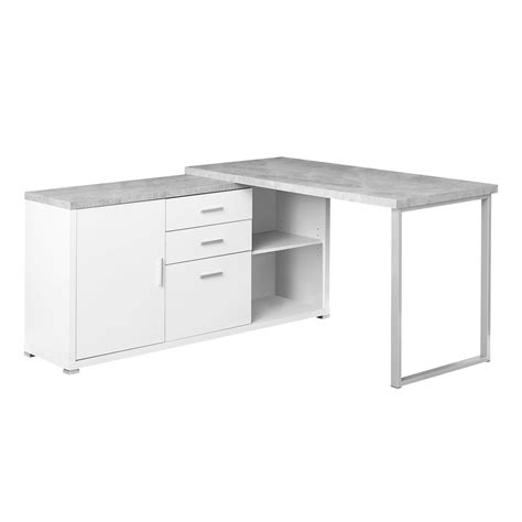 Monarch Computer Desk Home Office Corner Left Right Set Up Storage