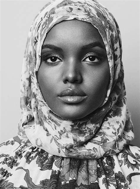 Halima Aden Harpers Bazaar Us Photographed By Sebastian Faena Black