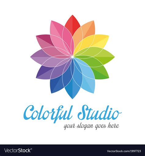 Colorful Creative Logo Royalty Free Vector Image