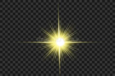 Light Effect Star Burst With Sparkles Gold Glitter Texture Eps10