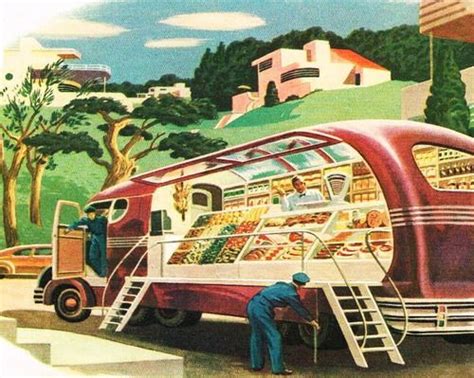 Tomorrows Automarket Roger Wilkerson The Suburban Legend Retro Futurism Retro Futuristic