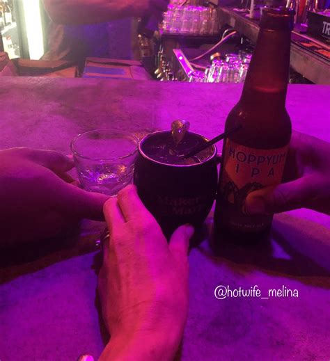 Hotwife Melina On Twitter Out For Drinks Just Me My Bf And Three