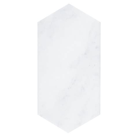 Bianco Blanco Oblong Marble Tile Floor And Decor