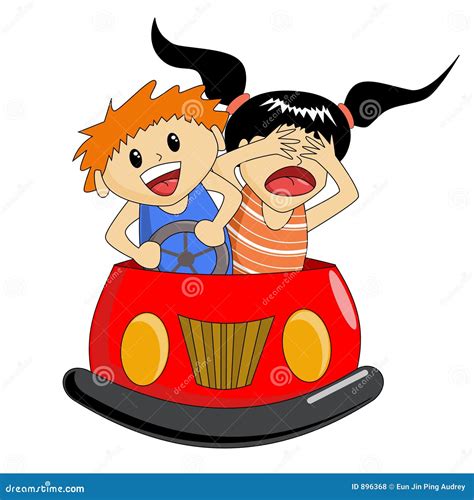 Bumper Car Ride Stock Vector Illustration Of Thrilling 896368