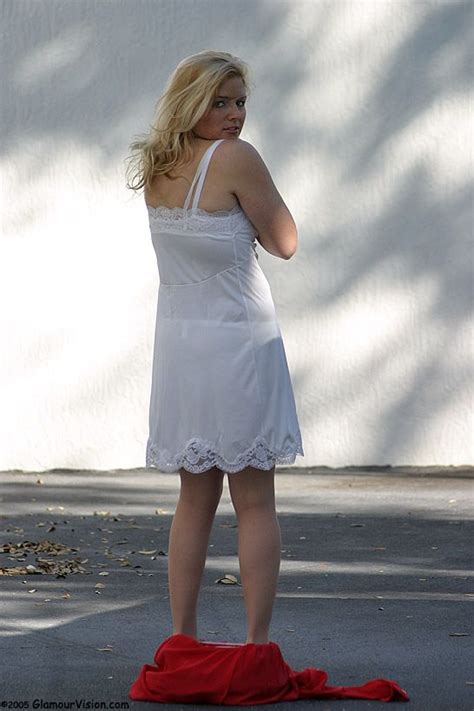 Pin By Slip Lover Memo On White Full Slips Dresses White Dress