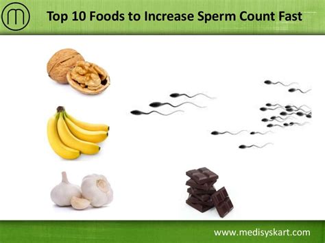 top 10 foods to increase sperm count fast
