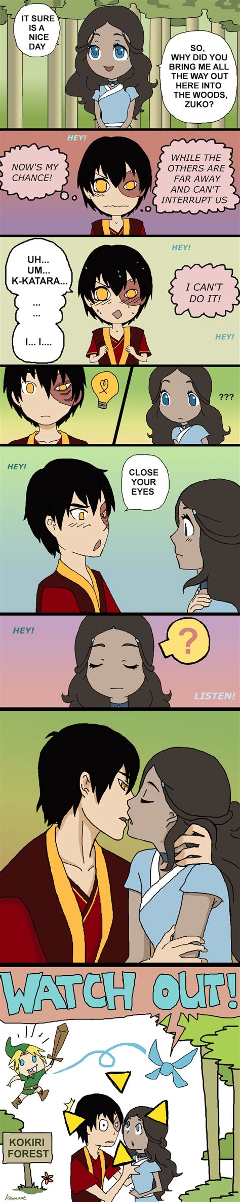 Almost Kiss Zutara Comic Zutara Of Fire And Water Fan Art 42969106 Fanpop