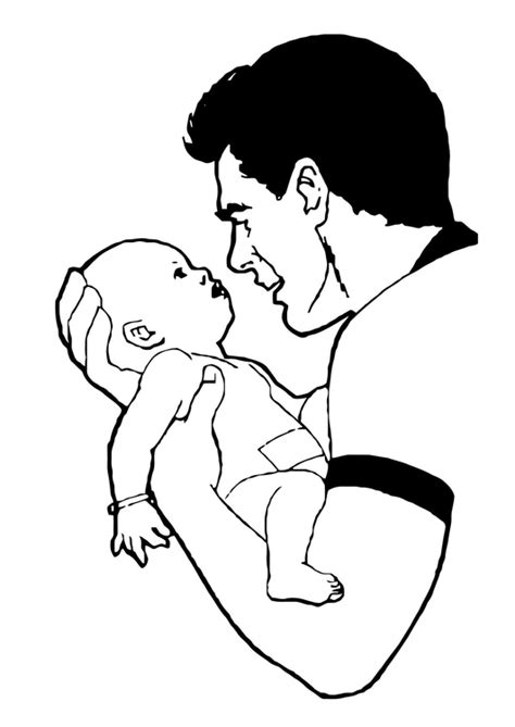 Kleurplaat baby. Gratis kleurplaten om te printen afb 11869.
