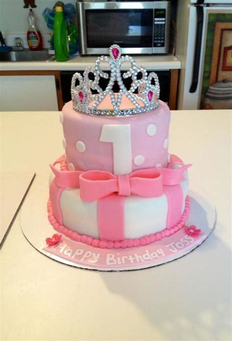 What kind of cake is suitable for a first birthday? 1St Birthday Princess Cake - CakeCentral.com