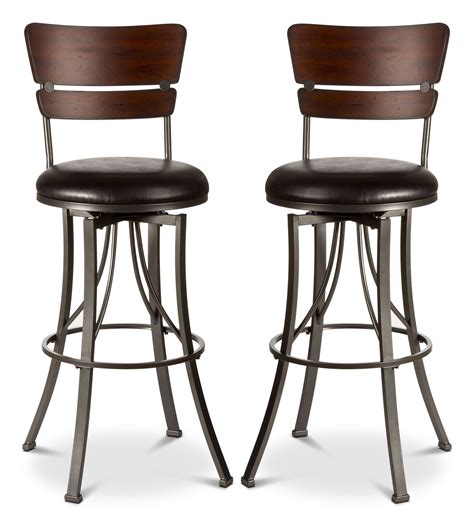 The stools look great, but they are too short for standard counter height. Santa Monica Counter-Height Swivel Stool - Set of 2 | The ...