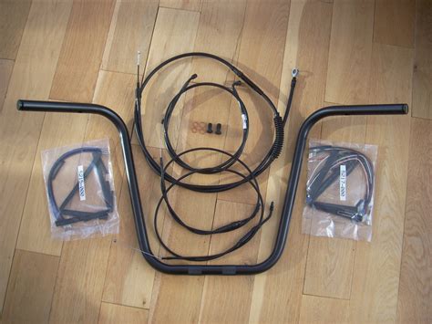 Even with the deutsch pins that 412 shocks. Black 16" Ape Hangers and all cables to fit Harley ...