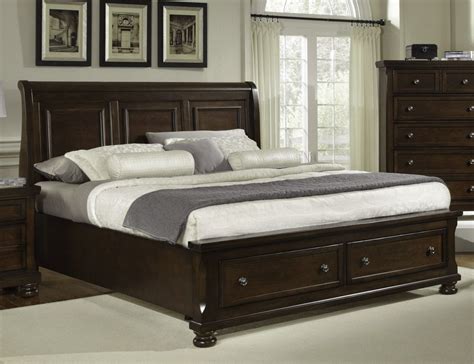 $1599 00 society den trent panel 6 piece king bedroom set from girls queen bedroom set , image source: Vaughan Bassett Reflections Sleigh Bed with Storage ...