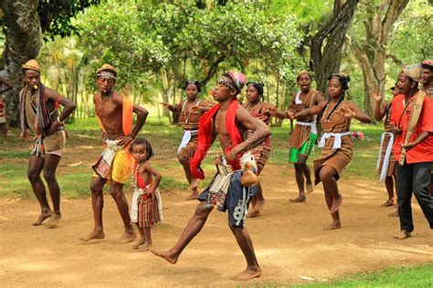Dança Tradicional Em Madagáscar África Foto Editorial Imagem De