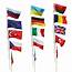 Flags Of Different Countries 15 Items 48 Maps 3D Model MAX OBJ FBX STL
