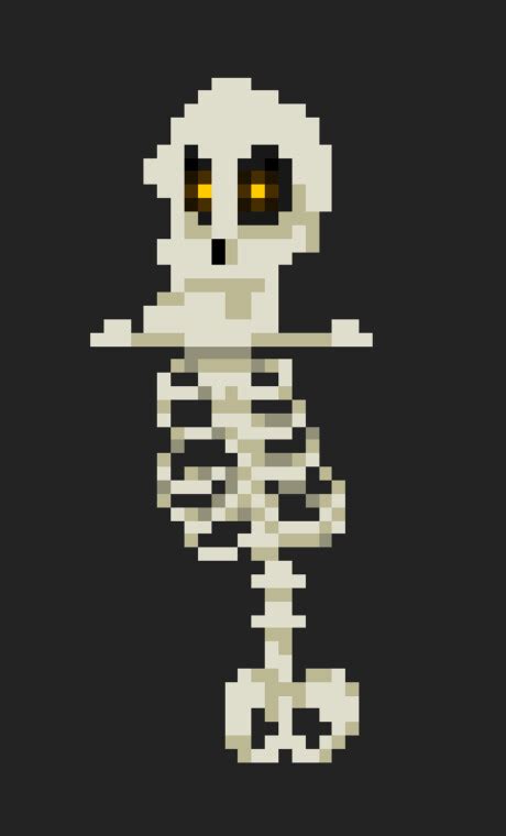 Artstation Pixel Art Skeleton