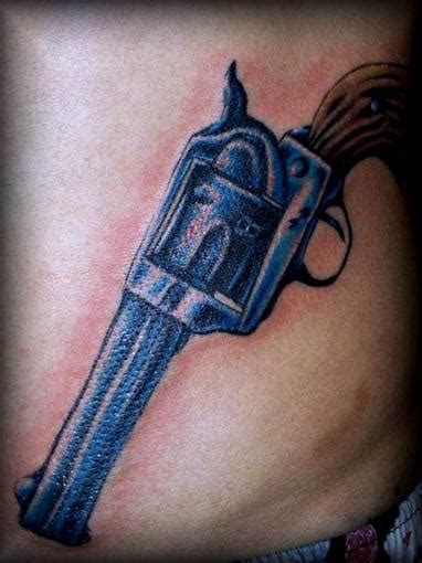 Hannikate Shooter Gun Tattoos Designs