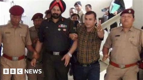 Indian Army Officer Arrested For Looting Gold Bbc News