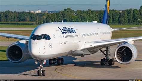 D Aixa Lufthansa Airbus A350 900 At Munich Photo Id 1367689