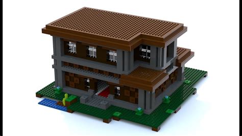 Lego Minecraft Woodland Mansion Moc Youtube