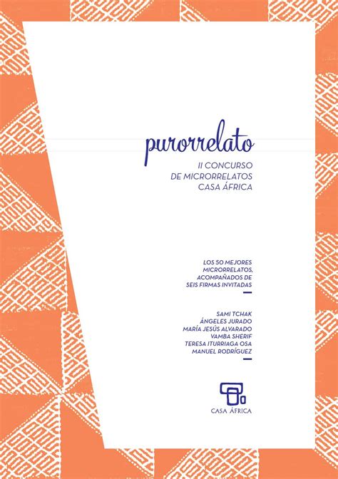 Последние твиты от gonzalo robles (@thinkcollege). Purorrelato. II Concurso de Microrrelatos de Casa África ...