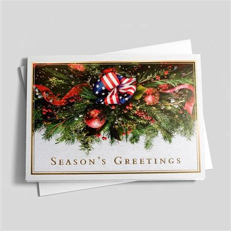 Patriotic Touch Holiday Card By Cardsdirect