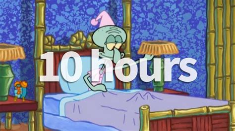 Sleepy Spongebob Music For Relaxation 10 Hours No Alarm Youtube
