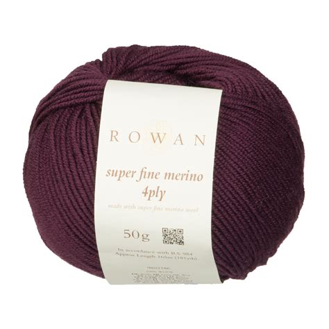 Rowan Super Fine Merino 4ply Yarn 277 Wine At Jimmy Beans Wool
