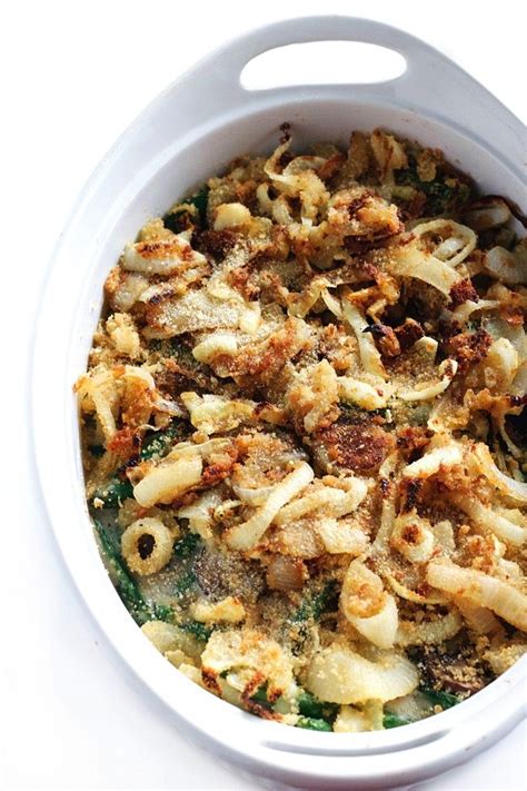 The green bean casserole, of course! Healthy Green Bean Casserole with Cauliflower Sauce ...