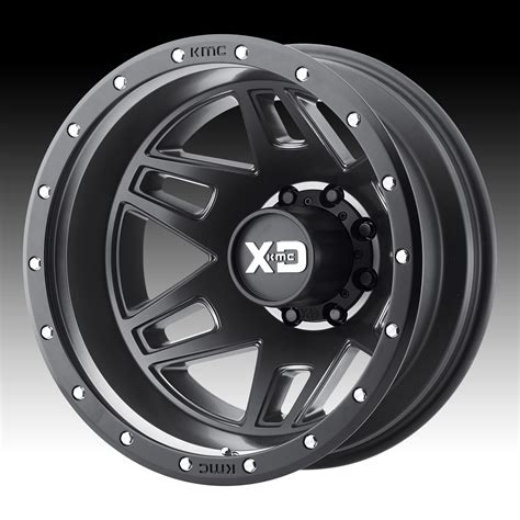 Xd Series Xd130 Machete Dually Satin Black Custom Wheels Rims Xd130