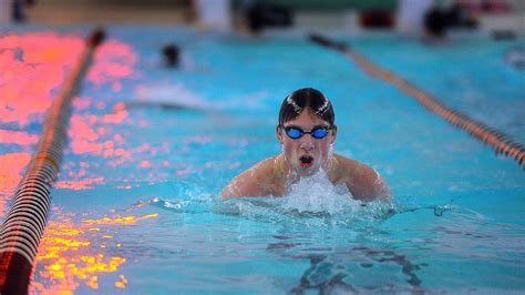 Competitive swimming keeps kids fit