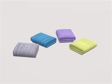 The Sims Resource Bathroom Pisces Folded Towel