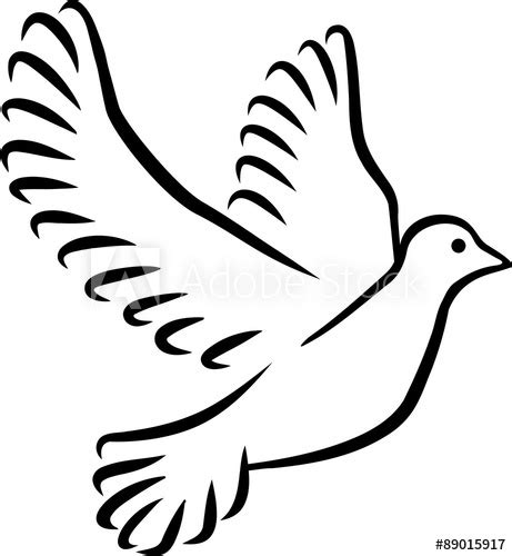 Dove Silhouette At Getdrawings Free Download