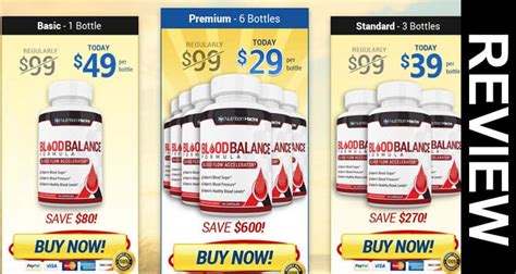 Blood Balance Dr Oz Reviews Read It Before You Buy