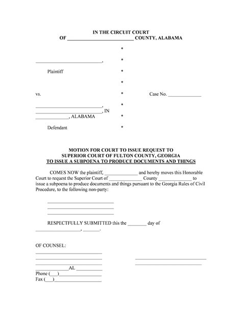 Motion For Summary Judgment 4406 Alabama Local News Form Fill Out And