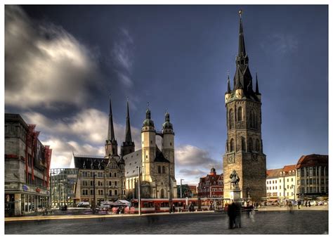 Bild - Halle architektur stadt saale markt marktplatz ...