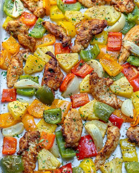 Sheet Pan Hawaiian Pineapple Chicken For Quick And Clean Weeknight Dinner