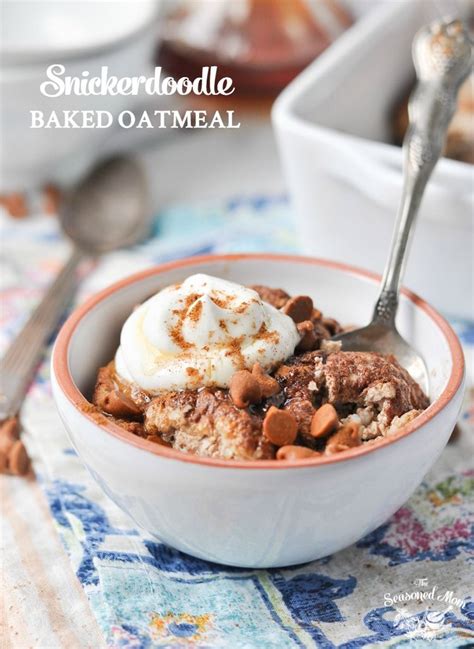 The holidays aren't complete without a christmas platter filled with sugar cookies, gingerbread cookies and our favorite gluten free snickerdoodles. Healthy Snickerdoodle Baked Oatmeal | Recipe | Baked ...