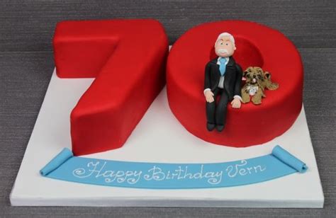 Number 70 Birthday Cake Ideas