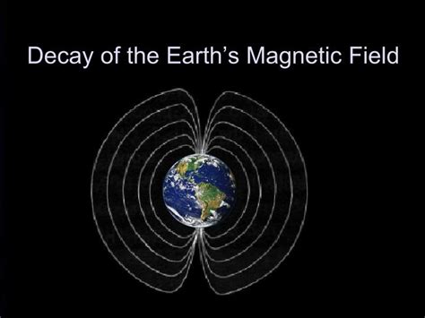 The Earths Magnetic Field Generated By A Dynamo Effect Dr Bakst