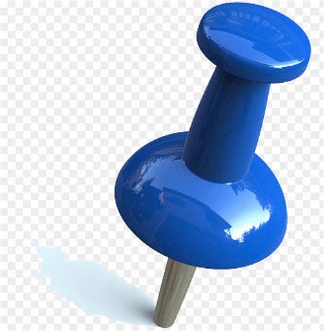 Ushpin Png Pic Blue Push Pin Png Image With Transparent Background