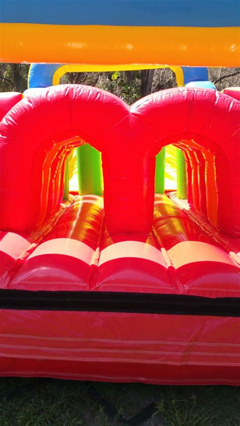 30ft Retro Obstacle Course Bounce House Tampa Bounce A Lot
