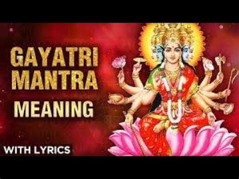 Gayatri Mantra Ka Arth In Hindi Om Bhur Bhuva Swaha Tat Savitur