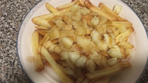 Place partially cooked fries into the cold water and once cooled, remove them from the water and place them on a paper towel lined pan. Air fryer Poutine (French fries) - YouTube