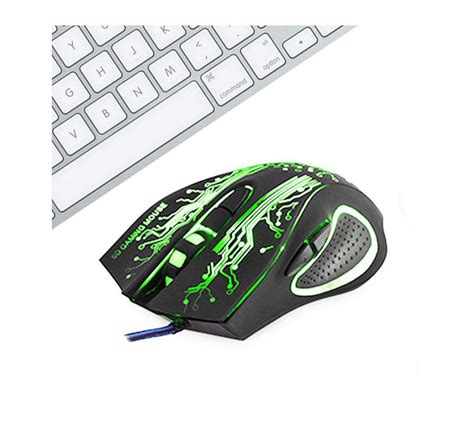 Imice X9 Gaming Mouse 2400dpi Adjustable 6buttons Breathing Led Optical