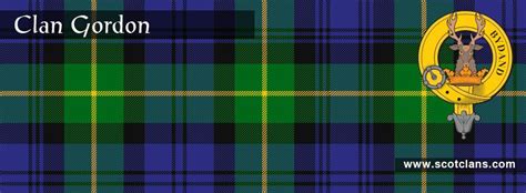 Clan Gordon Tartan And Crest Scottishclans