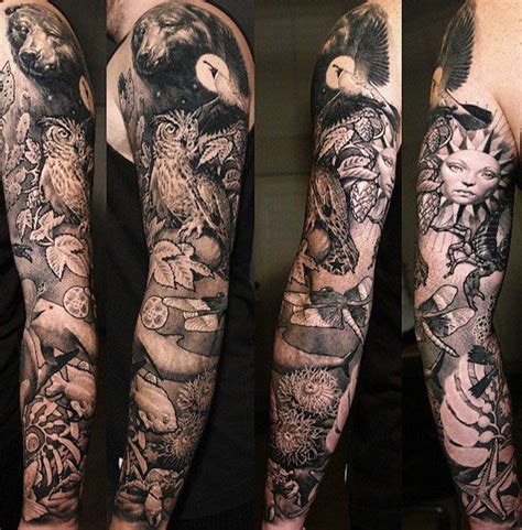 Nature Tattoo Beautiful Nature Full Arm Sleeve Tattoomagz › Tattoo