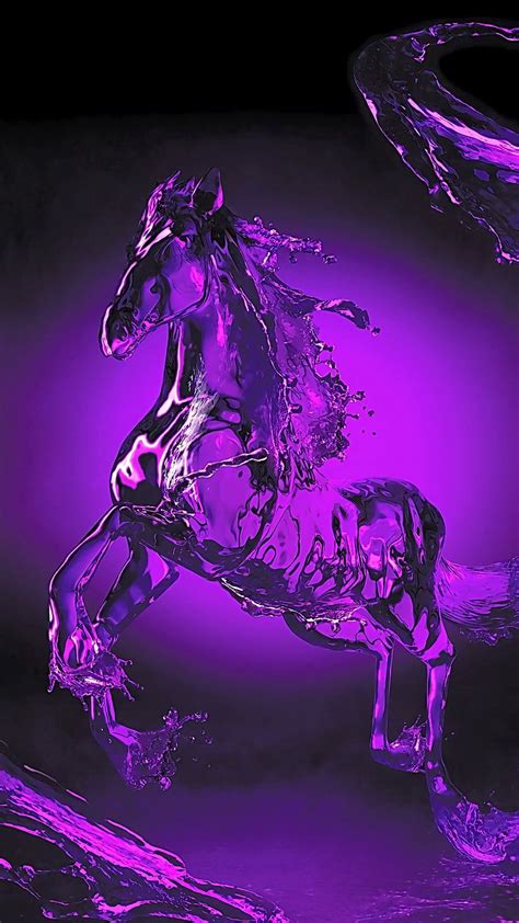 Purple Horse Wallpapers 4k Hd Purple Horse Backgrounds On Wallpaperbat